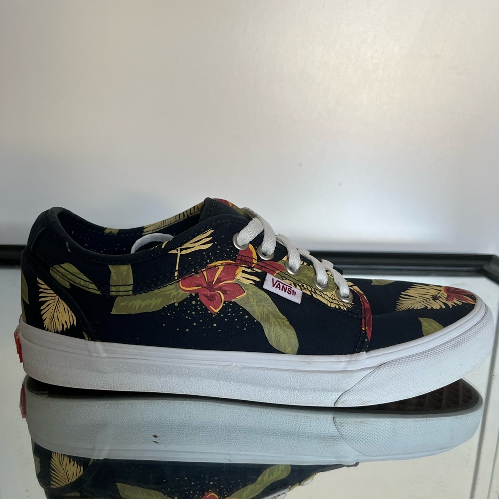 Vans Pro Ultracush Men’s 8 Women’s 9.5 Black Tropical Print Skate Shoes